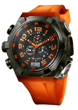 Offshore Limited Mens OFF001D Force 4 Collection Dual Time Chronograph Watch